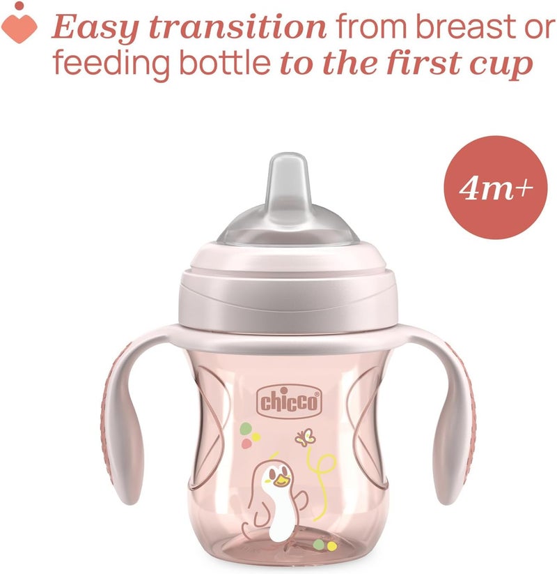 Chicco Transition Cup 4m+, Pink - Image 3